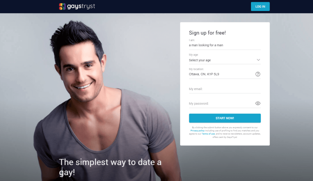 GaysTryst dating site